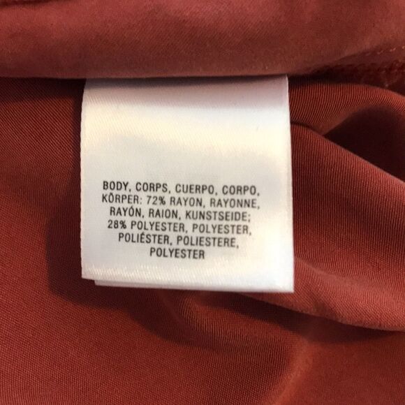 Anthropologie Elevenses Sleevless Trench Coral Open Front Layering Size M - Picture 13 of 14